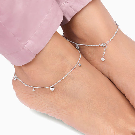 Silver Tigress Anklet