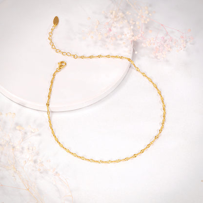 Golden Vintage Beauty Anklet