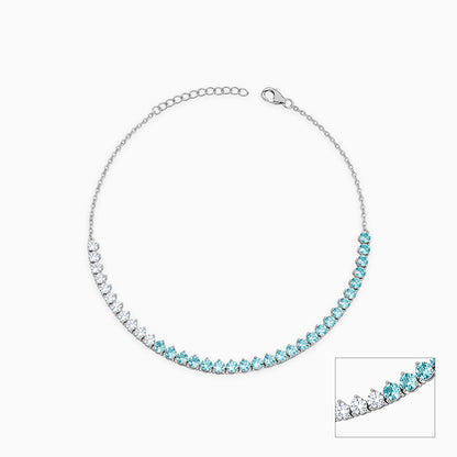 Silver Eucleia Anklet