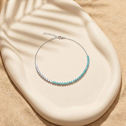 Silver Eucleia Anklet