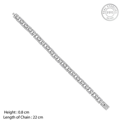 Aditya Roy Kapur Silver Quiet Ambition Bracelet For Him