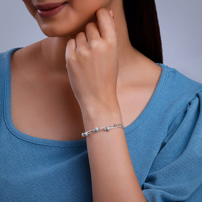 Kriti Sanon Silver Fabulous You Bracelet