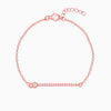 Rose Gold Zircon Minimal Bracelet