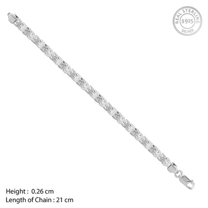 Aditya Roy Kapur Silver Fearless Bracelet For Him