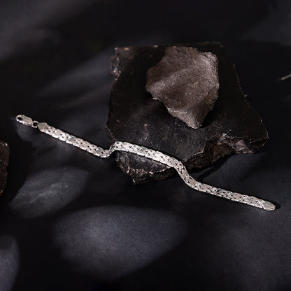 Aditya Roy Kapur Silver Fearless Bracelet For Him