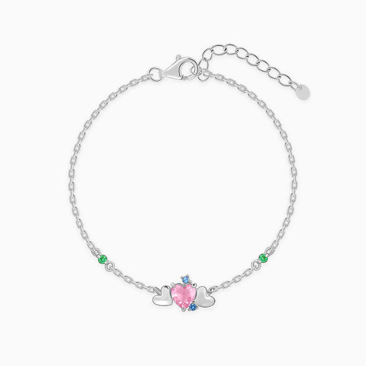 Silver Dream Heart Bracelet