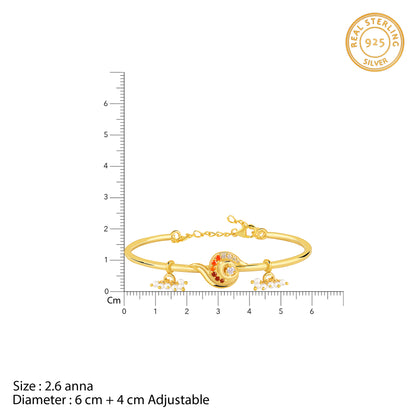 Golden Ambika Bangle Bracelet