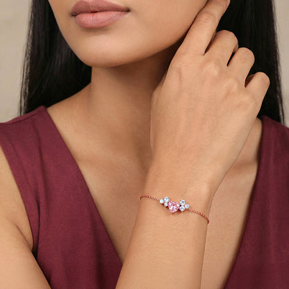 Rose Gold Heart Beat Bracelet