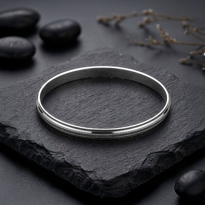 Silver Manmeet Kada For Him (Size 6.9)