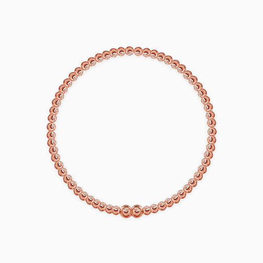 Rose Gold Madonna Bracelet