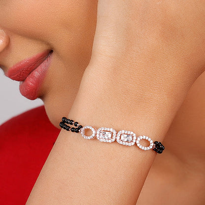 Rose Gold Love In The Air Mangalsutra  Bracelet