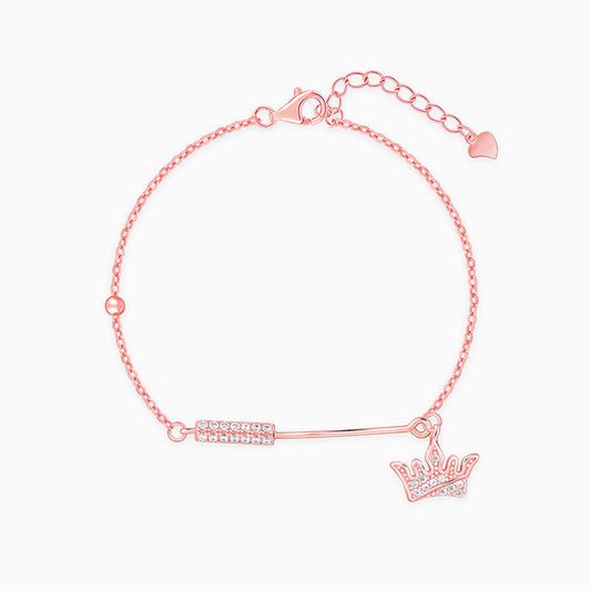 Rose Gold Crown Bracelet