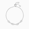 Kriti Sanon Silver Zircon Excess Bracelet