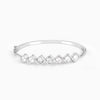 Silver Zircon Order of Opulence Bangle Bracelet