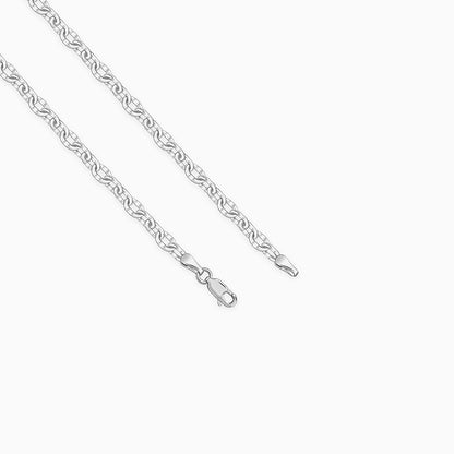 Silver Belcher Chain For Him