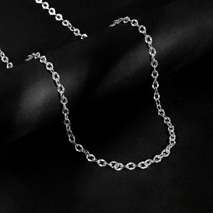Silver Belcher Chain For Him