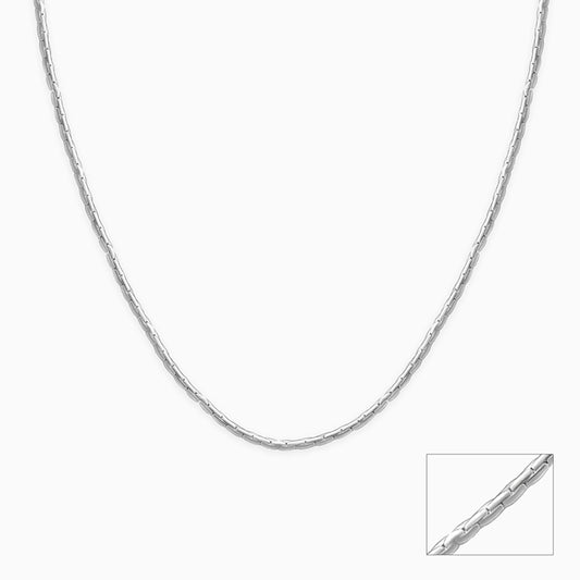 Silver Long and Short Chain