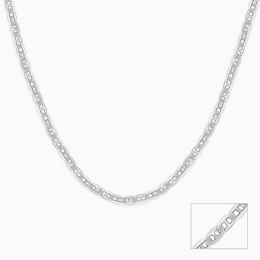 Aditya Roy Kapur Silver Mariner Chain For Him