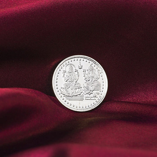 Silver Ganesh Lakshmi Prosper Coin (5g)