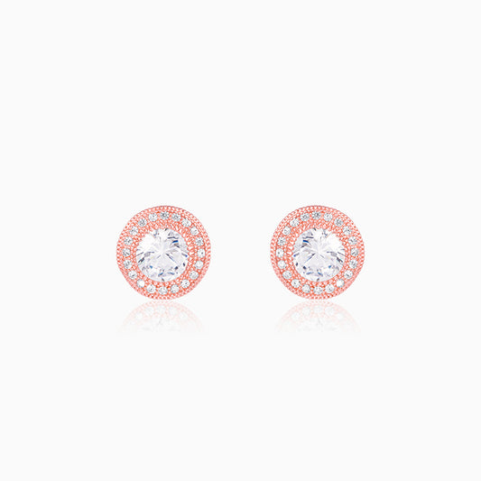 Rose Gold Charming Studs