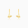 Golden Butterfly Bloom Earrings