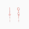 Rose Gold Charming Butterfly Earrings