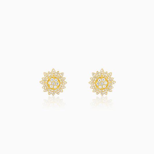 Golden Petals Studs