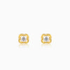 Golden Mini Floral Earrings