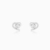 Silver Cute Heart Earrings