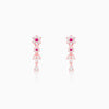 Rose Gold Classic Floral Earrings
