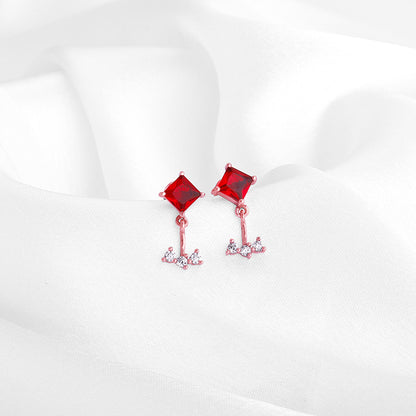 Rose Gold Falling For You Earrings