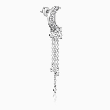 Silver Starry Star Danglers