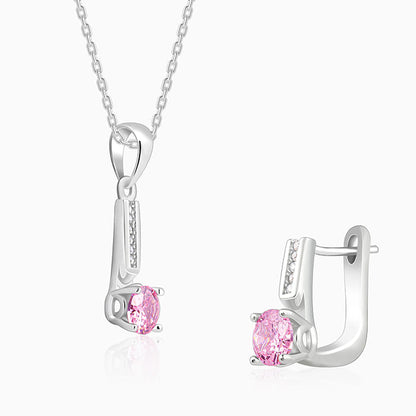 Silver Pink Glam Set
