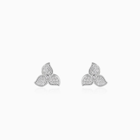 Silver Flowie Studs