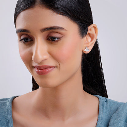 Silver Flowie Studs
