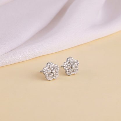Silver Flora Fiesta Earrings