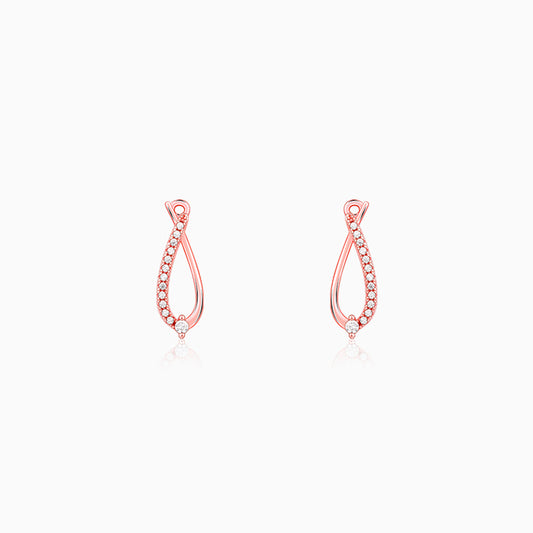 Rose Gold Fashionista Earrings