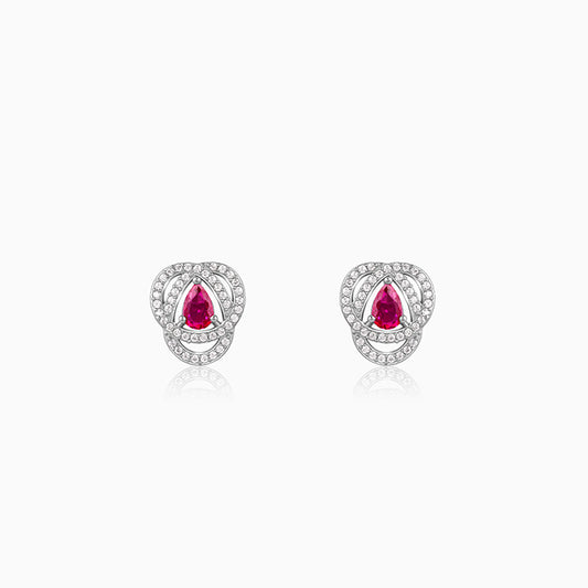 Silver Sophia Studs