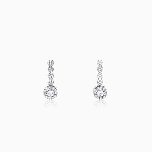 Silver Prima Donna Dangler Earrings
