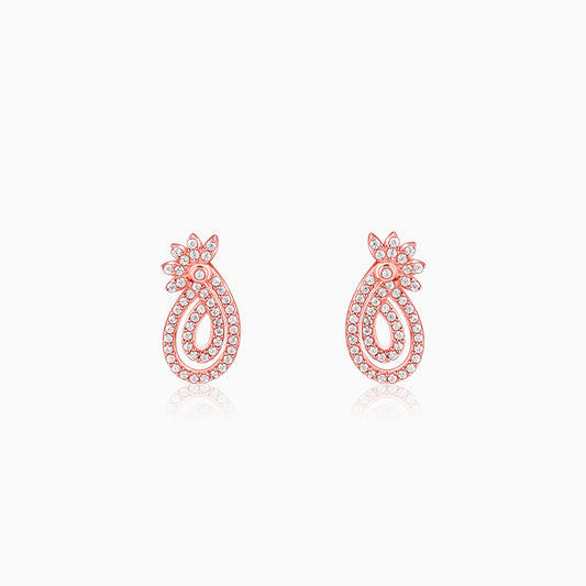 Rose Gold Pure Elegance Earrings