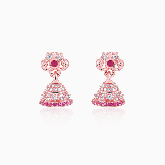 Rose Gold Vaishali Jhumki
