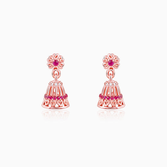 Rose Gold Ahilya Jhumki