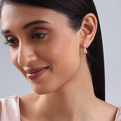 Rose Gold Kalinga Jhumki