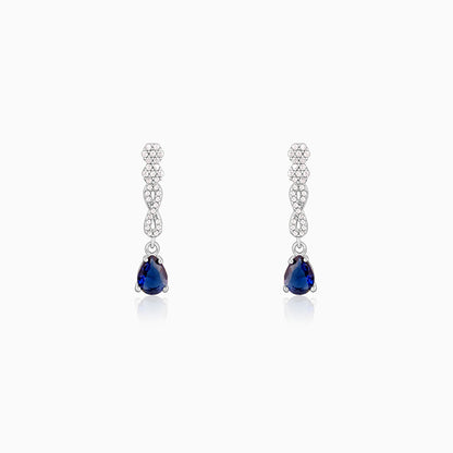 Silver Infinity Dangler Earrings