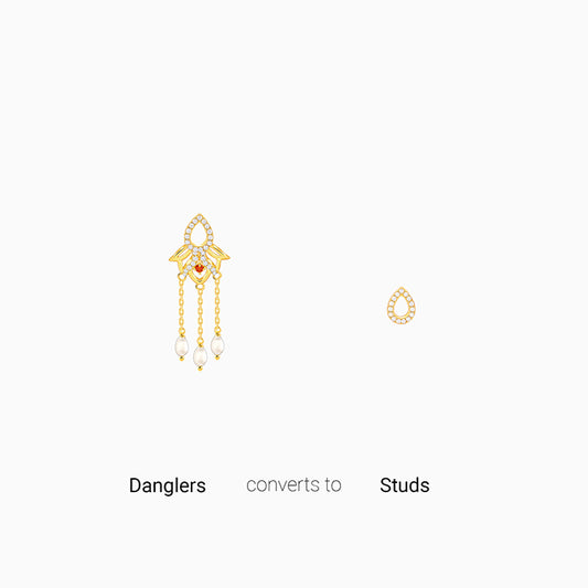 Golden Gauri Earrings