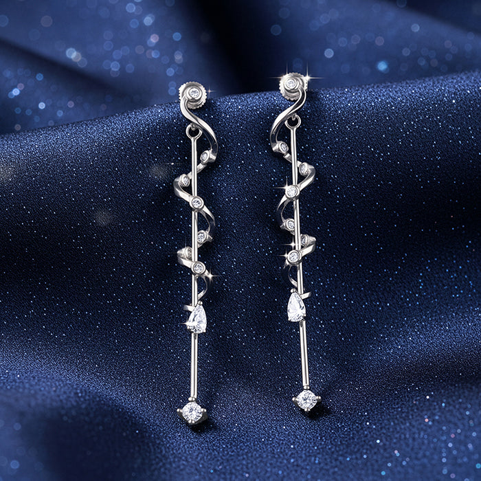 Silver All My Life Dangler Earrings