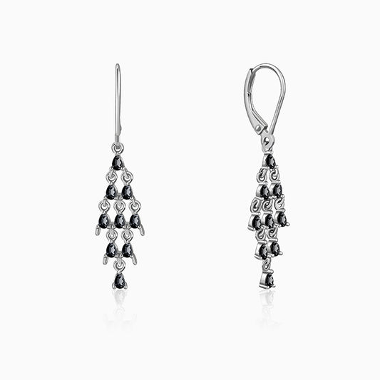 Silver Chandelier Dangler Earrings