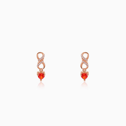Rose Gold Choosing You Earrings