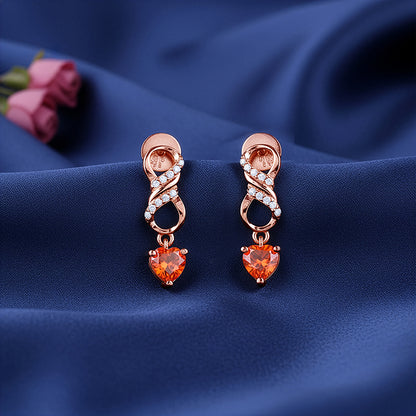 Rose Gold Choosing You Earrings