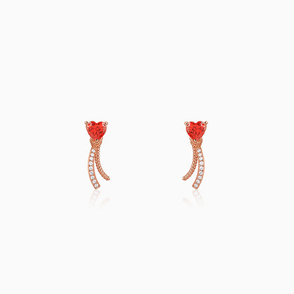 Rose Gold Sway With Me Earrings
